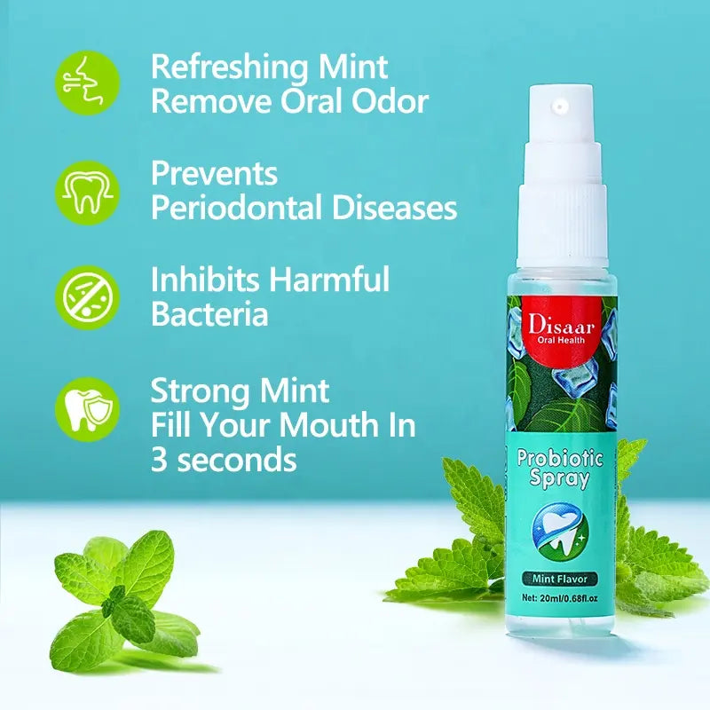 🔥 ORDER 1, WE SEND 2 — Disaar Mouth Probiotic Spray | Kills Bad Breath + Balances Oral Bacteria + Alcohol-Free | KSh 1,600