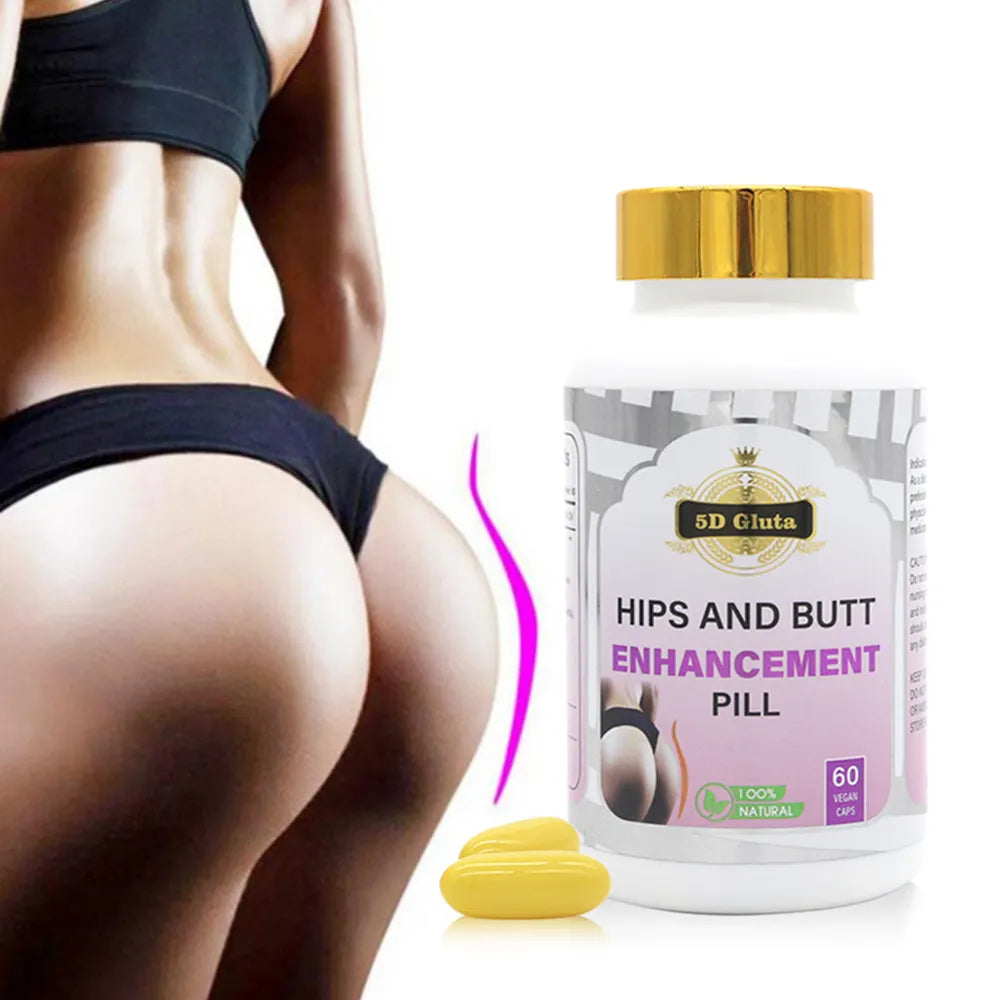 🔥 LIMITED DEAL — 5D Gluta Hips & Butt Enhancement Pills | Fuller Curves + Firmer Skin + Radiant Glow | KSh 3,400