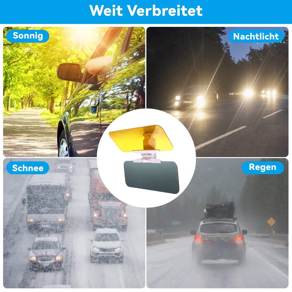 2-in-1 HD Vision Anti-Glare Driving Glasses y