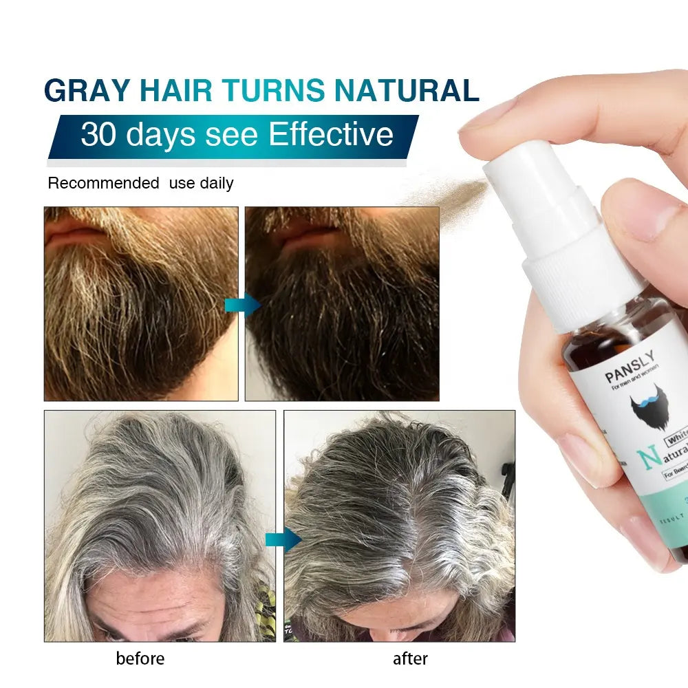 🔥 LIMITED DEAL — Pansly Grey Hair Treatment Spray 20ml | Restores Natural Colour + Stimulates Melanin + No Harsh Dye | KSh 1,800