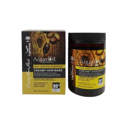 Argan Anti-Hair Fall Oil and Renewal Creamy Hair Mask