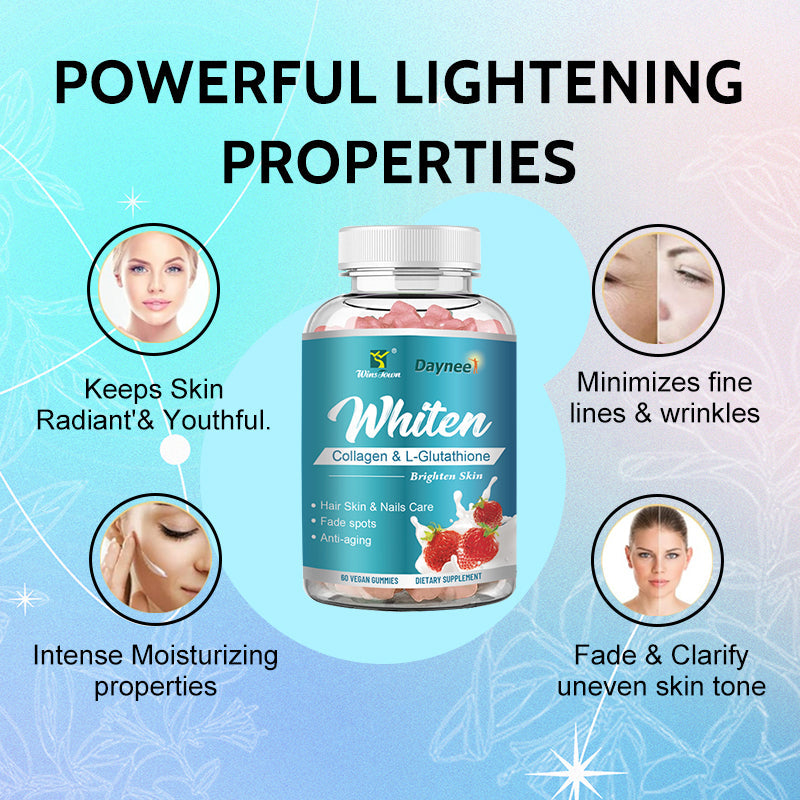 🔥 LIMITED DEAL — Daynee Whiten Collagen & L-Glutathione Gummies | Brightens Skin + Fades Dark Spots + Boosts Collagen | KSh 2,999
