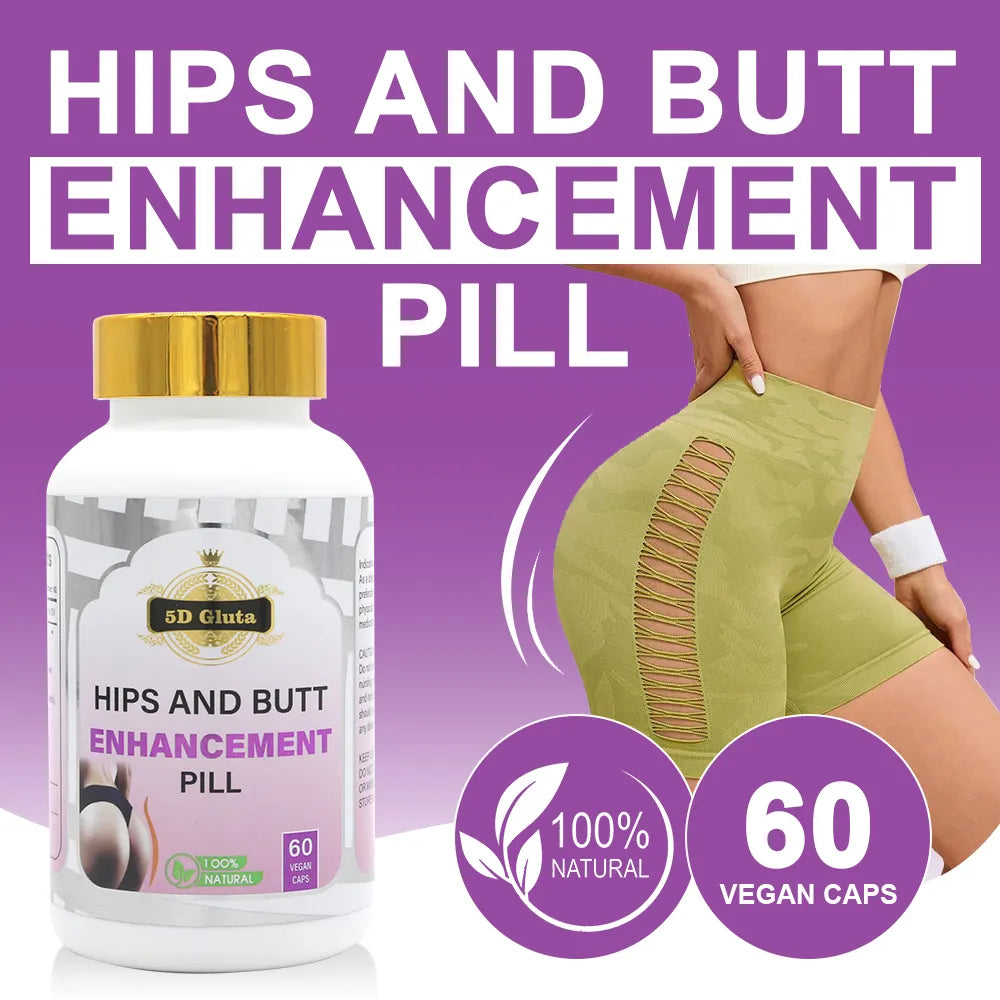 🔥 LIMITED DEAL — 5D Gluta Hips & Butt Enhancement Pills | Fuller Curves + Firmer Skin + Radiant Glow | KSh 3,400