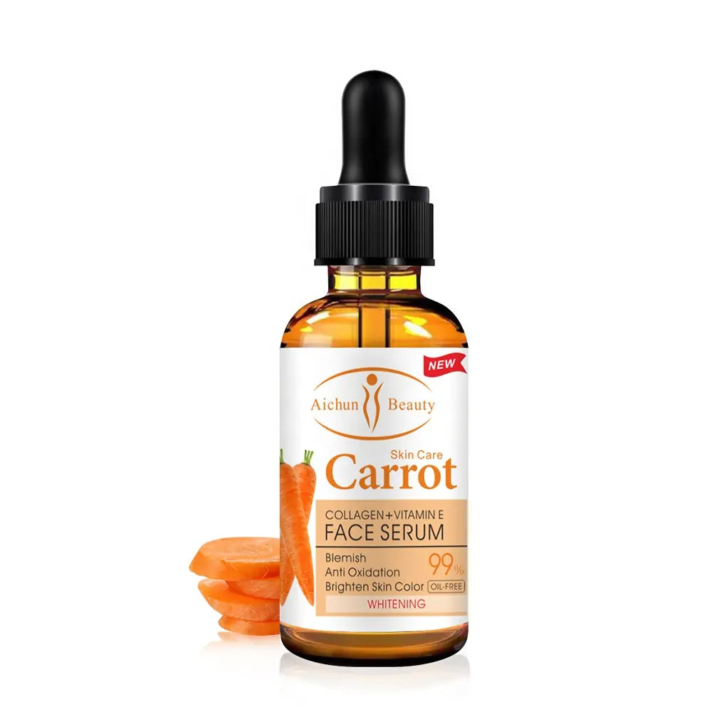 🔥 ORDER 1, WE SEND 2 — Aichun Beauty Carrot Whitening Serum 30ml | Brightening + Anti-Ageing + Anti-Acne | KSh 1,500