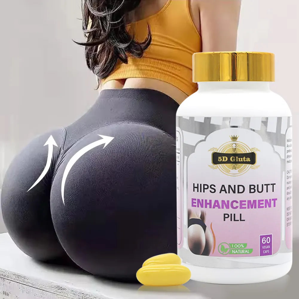 🔥 LIMITED DEAL — 5D Gluta Hips & Butt Enhancement Pills | Fuller Curves + Firmer Skin + Radiant Glow | KSh 3,400