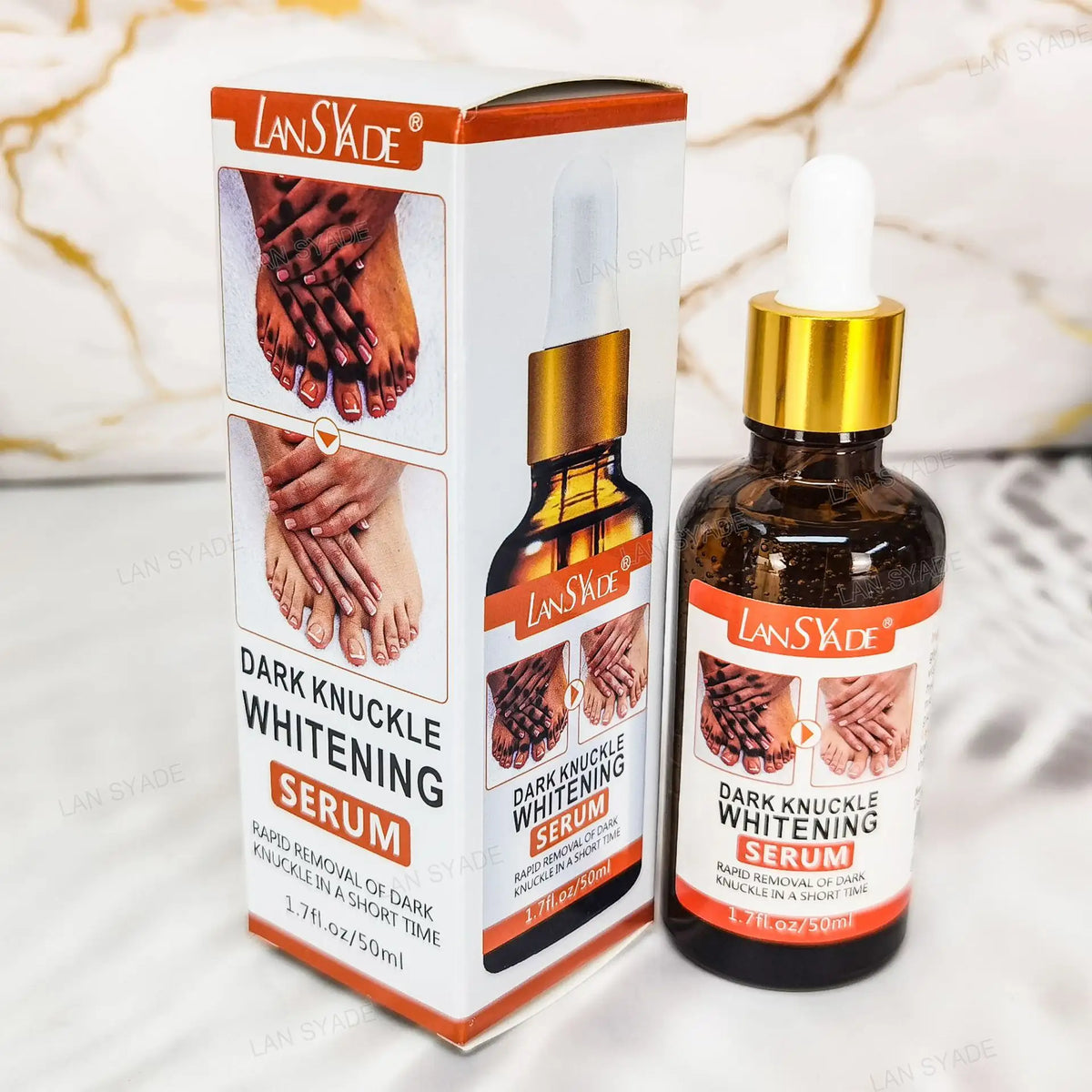 🔥 LIMITED DEAL — LansYade Dark Knuckle Whitening Serum 50ml | Fades Dark Knuckles + Brightens Elbows & Knees + Evens Skin Tone | KSh 1,500