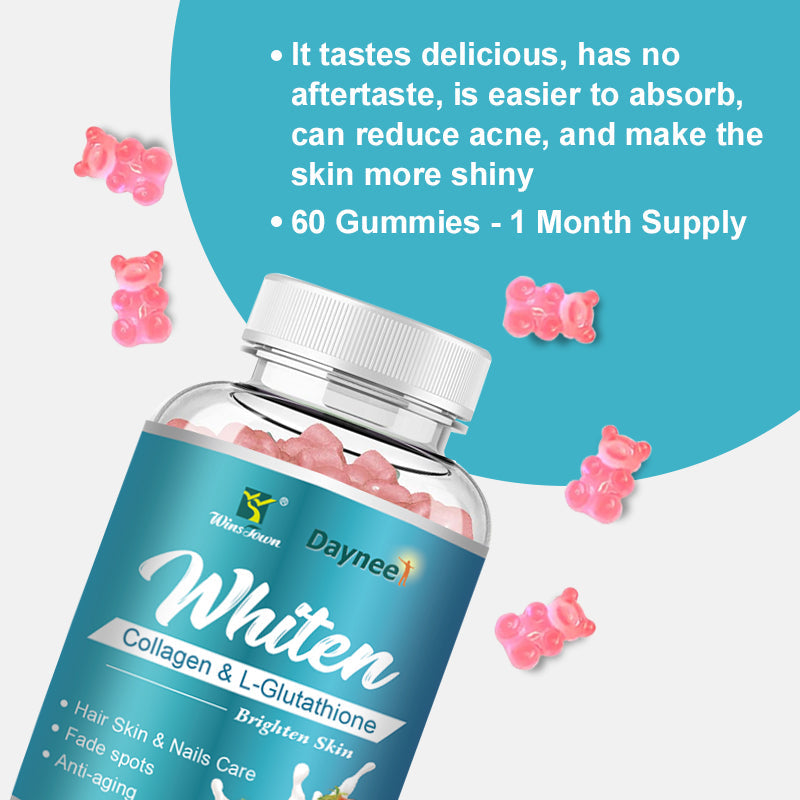 🔥 LIMITED DEAL — Daynee Whiten Collagen & L-Glutathione Gummies | Brightens Skin + Fades Dark Spots + Boosts Collagen | KSh 2,999