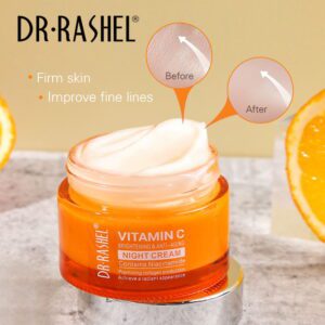 🔥 LIMITED DEAL — DR. RASHEL Vitamin C Night Cream | Niacinamide + Collagen + Vit C | Brighten + Anti-Ageing + Glow | KSh 1,200
