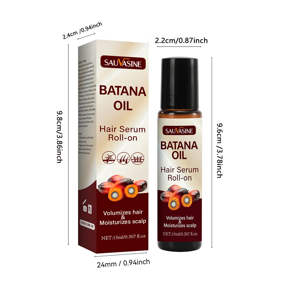 🔥 LIMITED DEAL — Sauvasine Batana Oil Hair Serum Roll-On | Frizz Control + Scalp Repair + Natural Shine | KSh 2,500