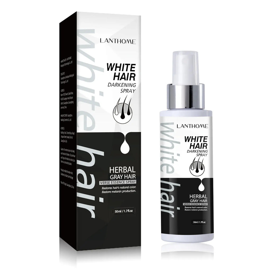 🔥 SALE — LANTHOME White Hair Darkening Spray | Cover Gray Hair Instantly | Men & Women | KSh 2,200