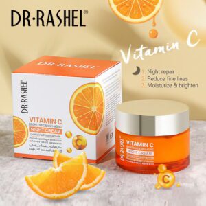🔥 LIMITED DEAL — DR. RASHEL Vitamin C Night Cream | Niacinamide + Collagen + Vit C | Brighten + Anti-Ageing + Glow | KSh 1,200