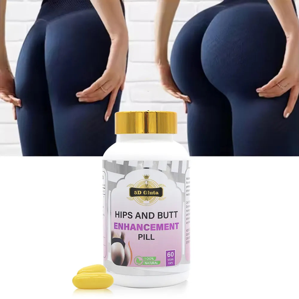 🔥 LIMITED DEAL — 5D Gluta Hips & Butt Enhancement Pills | Fuller Curves + Firmer Skin + Radiant Glow | KSh 3,400