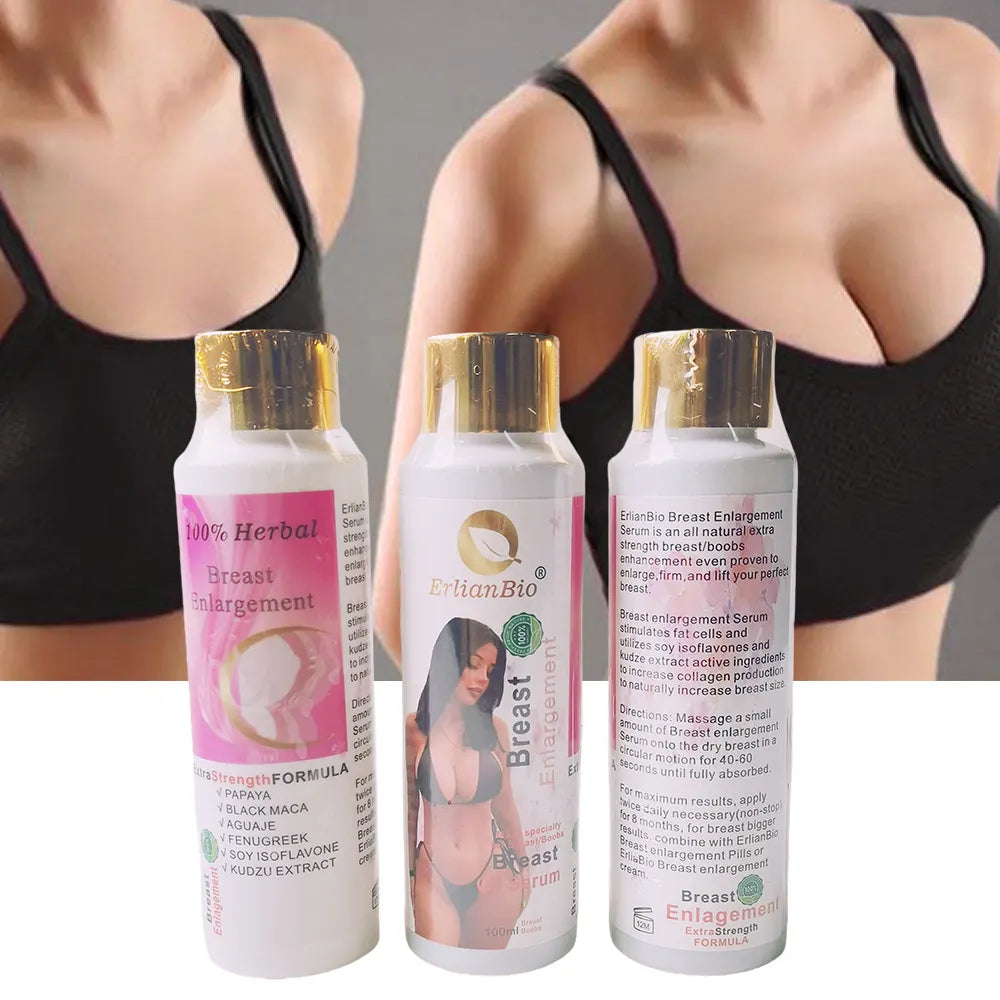 🔥 BEST DEAL — Erliano Bio Breast Enlargement Oil Serum | Fuller + Firmer + Lifted Bust | KSh 1,800
