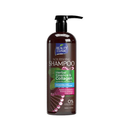 Beauty Clinic Nourishing Shampoo – Herbal Essence & Collagen – 1000ML