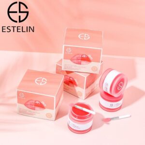 ESTELIN 3-in-1 Cherry Lip Care Set – Get Soft, Pink, Juicy Lips in Days (Scrub + Mask + Balm)