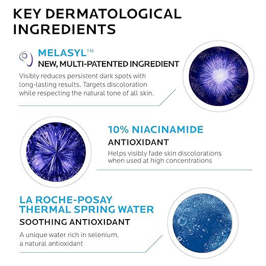 La Roche-Posay Mela B3 Serum, Dark Spot Corrector With Anti-Aging Melasyl + 10% Niacinamide, Discoloration Correcting Serum for Sun Spots, Age Spots & Post-Acne Marks