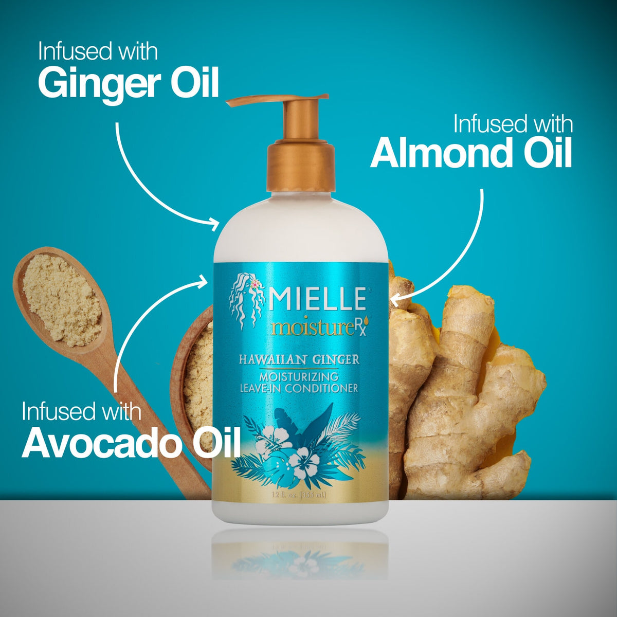 Mielle Moisture RX Hawaiian Ginger Moisturizing Leave-In Conditioner