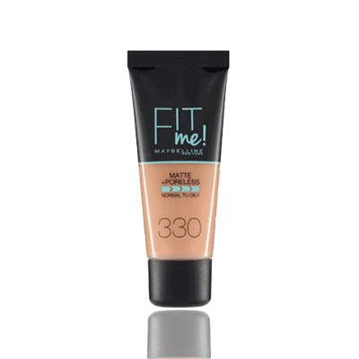 MAYBELLINE FIT ME MATTE AND PORELESS FOUNDATION 330 TOFFEE