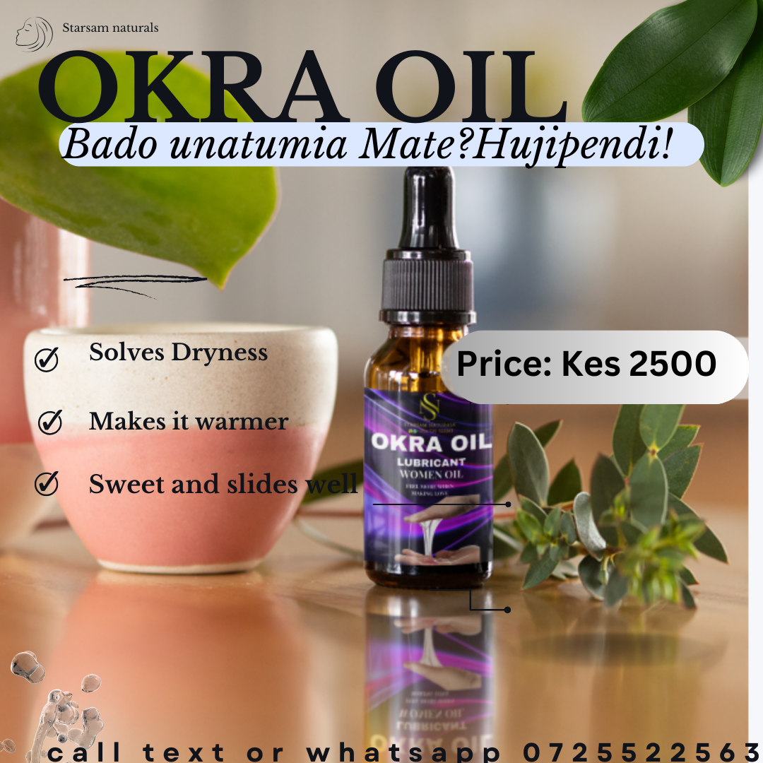 🔥 LIMITED DEAL — Okra Oil Natural Intimate Lubricant | Comfort + Pleasure + Gentle Formula | KSh 1,800 1 (
