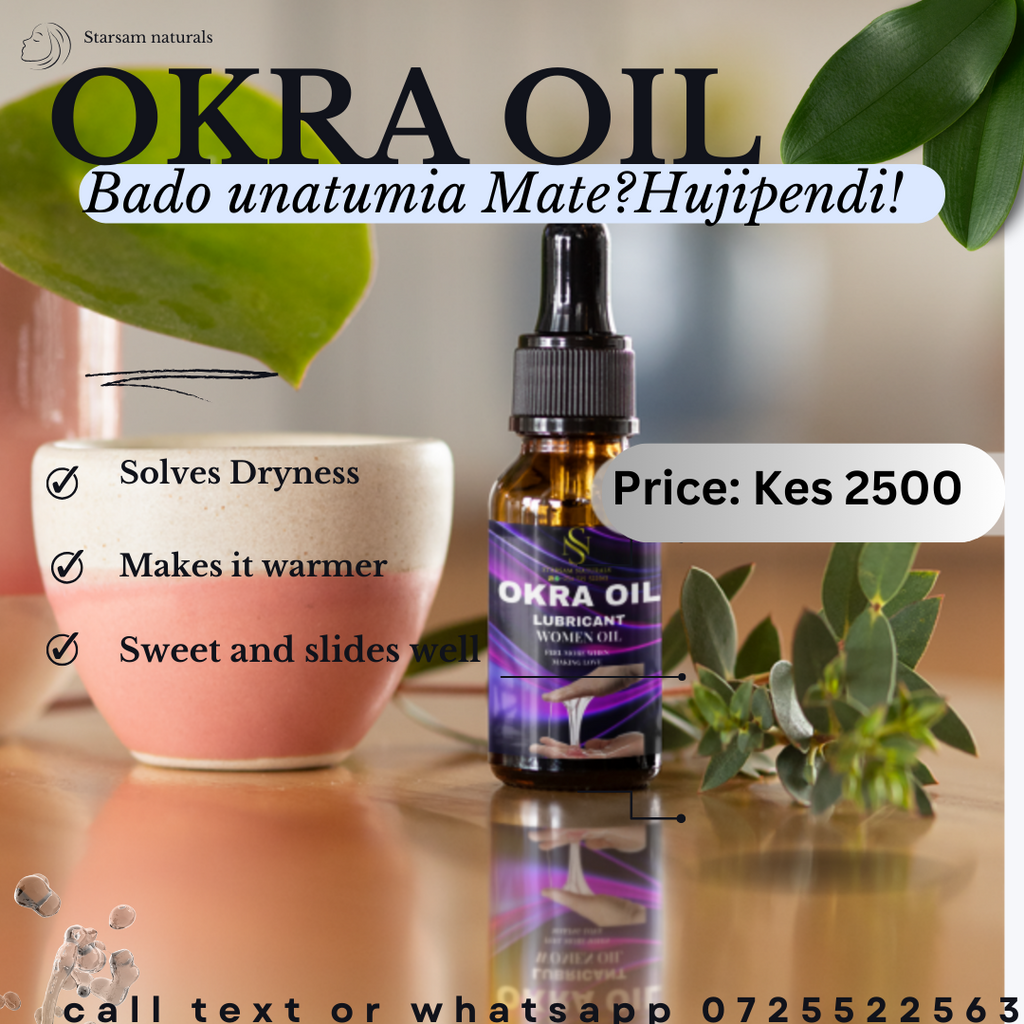 🔥 LIMITED DEAL — Okra Oil Natural Intimate Lubricant | Comfort + Pleasure + Gentle Formula | KSh 1,800 1
