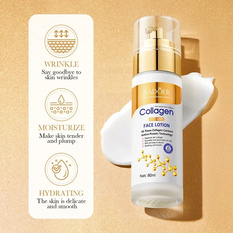 🔥 LIMITED DEAL — SADOER Collagen Facial Serum 80ml | Oil Control + Deep Hydration + Pore Refining + Youthful Glow | KSh 2200