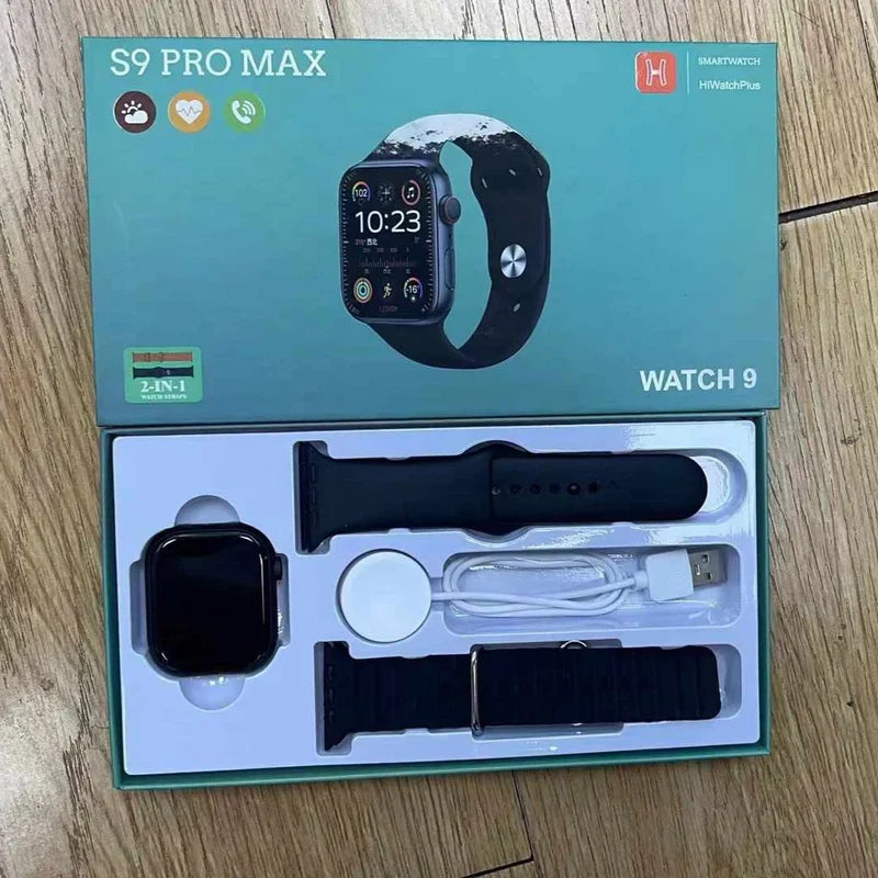 🔥 LIMITED DEAL — S9 Pro ICD Smart Watch + 2 Straps | Health Tracking + Smart Notifications + Long Battery | KSh 1,750