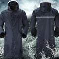 Unisex Adult Raincoat with Cap – Waterproof Full-Body Coverage for Heavy Rain, Outdoor Work, Travel & Biking