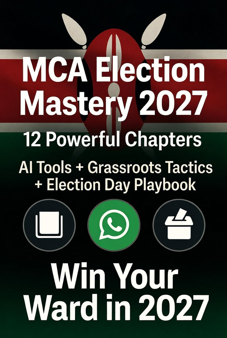 MCA Election Mastery 2027 - A must have Guide to all Candidates and Agents 1.0