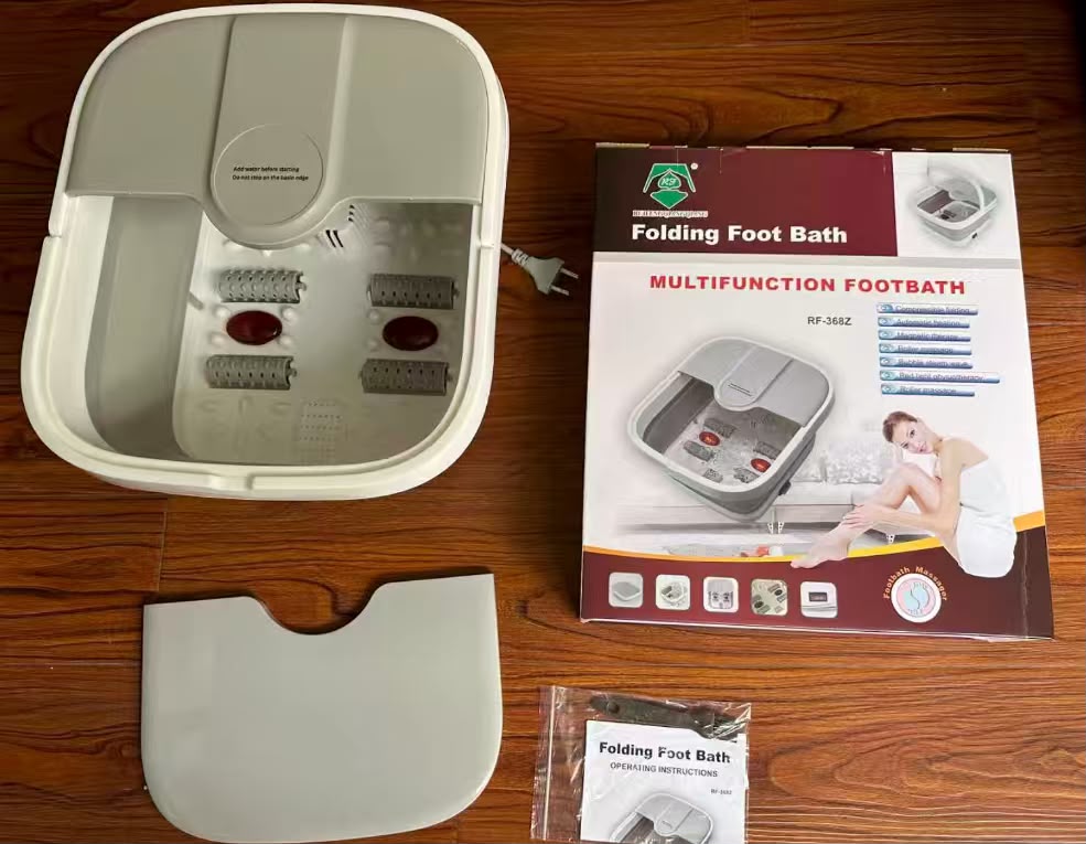 🔥 LIMITED DEAL — Folding Foot Bath Multifunction Massager | Auto Heating + Magnetic Therapy + Roller Massage + Collapsible + Portable | KSh 6200