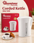 🔥 LIMITED DEAL — Ramtons RM/399 Electric Kettle 1.7L | 2200W Fast Boil + Boil-Dry Protection + Water Gauge | KSh 3400