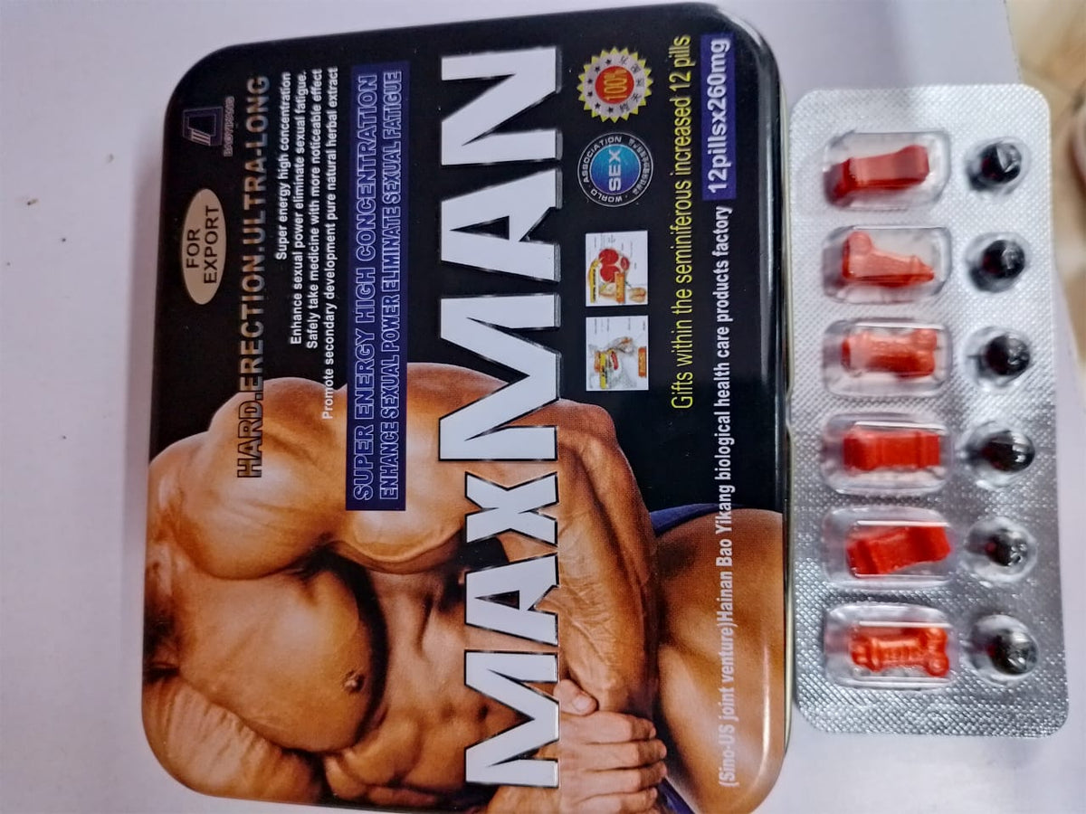 🔥 LIMITED DEAL — Maxman Pills | Boosts Stamina + Enhances Performance + Ginseng & Maca Root | KSh 2,700