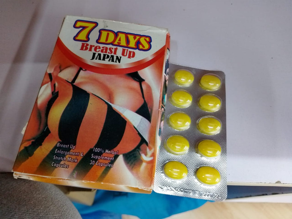 🔥 LIMITED DEAL — 7 Days Breast Up Japan Capsules | Enhances Size + Firms & Lifts + Balances Hormones | KSh 2,750