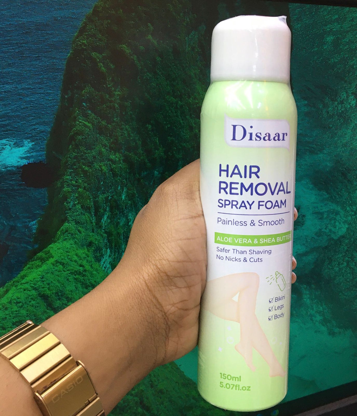🔥 LIMITED DEAL — Disaar Hair Removal Spray Foam Aloe Vera & Shea Butter | Painless & Fast + Soothes & Deeply Hydrates + Dermatologist-Tested | KSh 1,800