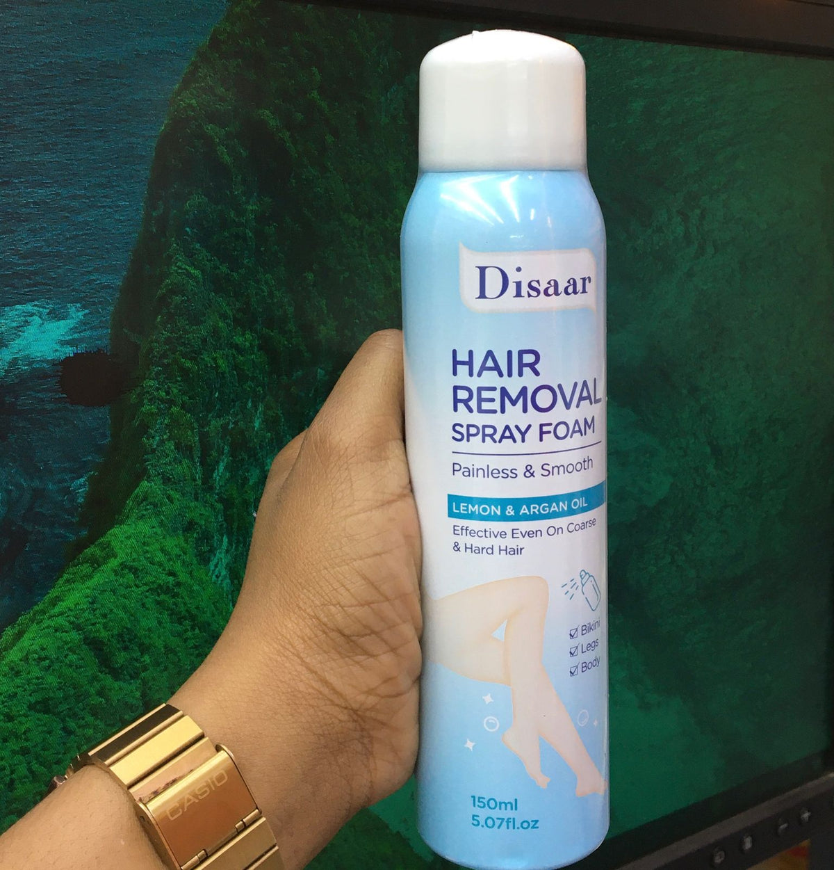 🔥 LIMITED DEAL — Disaar Hair Removal Spray Foam Lemon & Argan Oil | Painless & Fast + Moisturises & Brightens + Dermatologist-Tested | KSh 1,800
