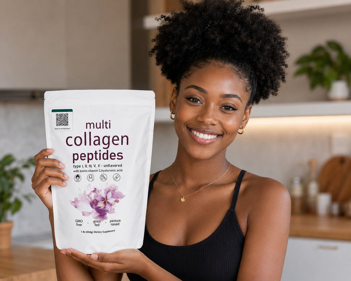 Original multi Collagen Peptides Powder with QR CODE 1