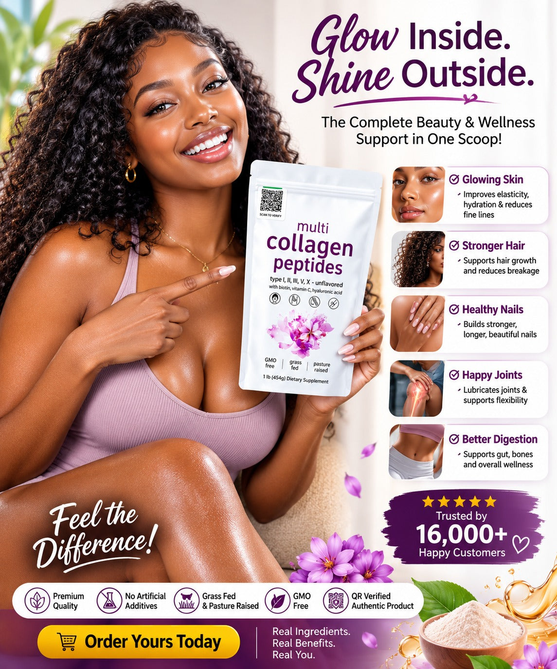 Original multi Collagen Peptides Powder with QR CODE (2)