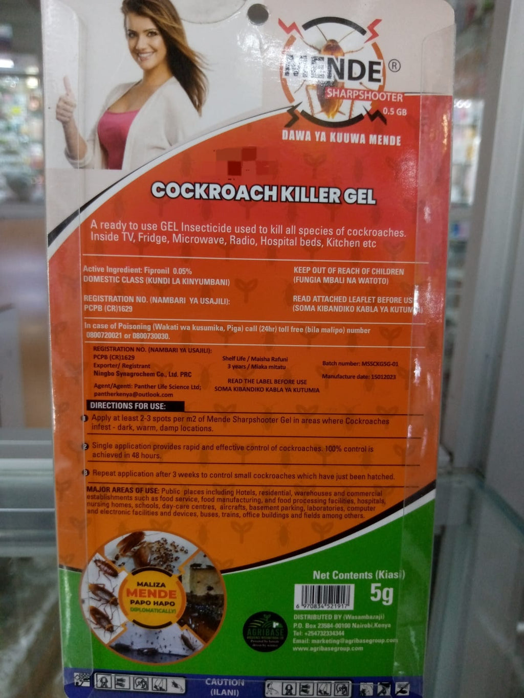 Roach Doctor Cockroach Killer Gel — Eliminates Cockroaches Fast & Keeps Them Gone For Weeks!