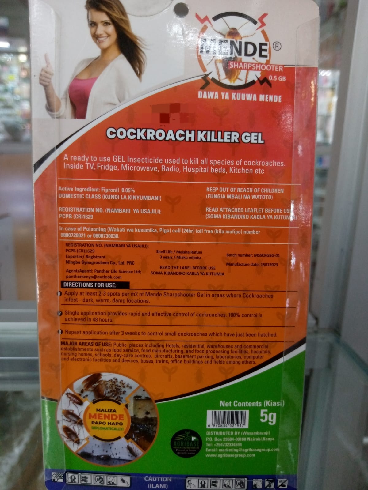 Roach Doctor Cockroach Killer Gel — Eliminates Cockroaches Fast & Keeps Them Gone For Weeks!
