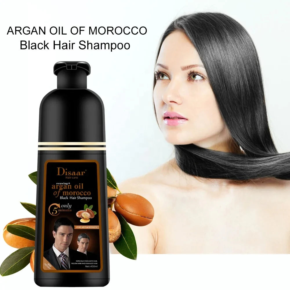 🔥 LIMITED DEAL — Disaar Argan Oil Black Hair Shampoo 400ml | Restores Shine + Stops Breakage + Deeply Nourishes | KSh 3,300