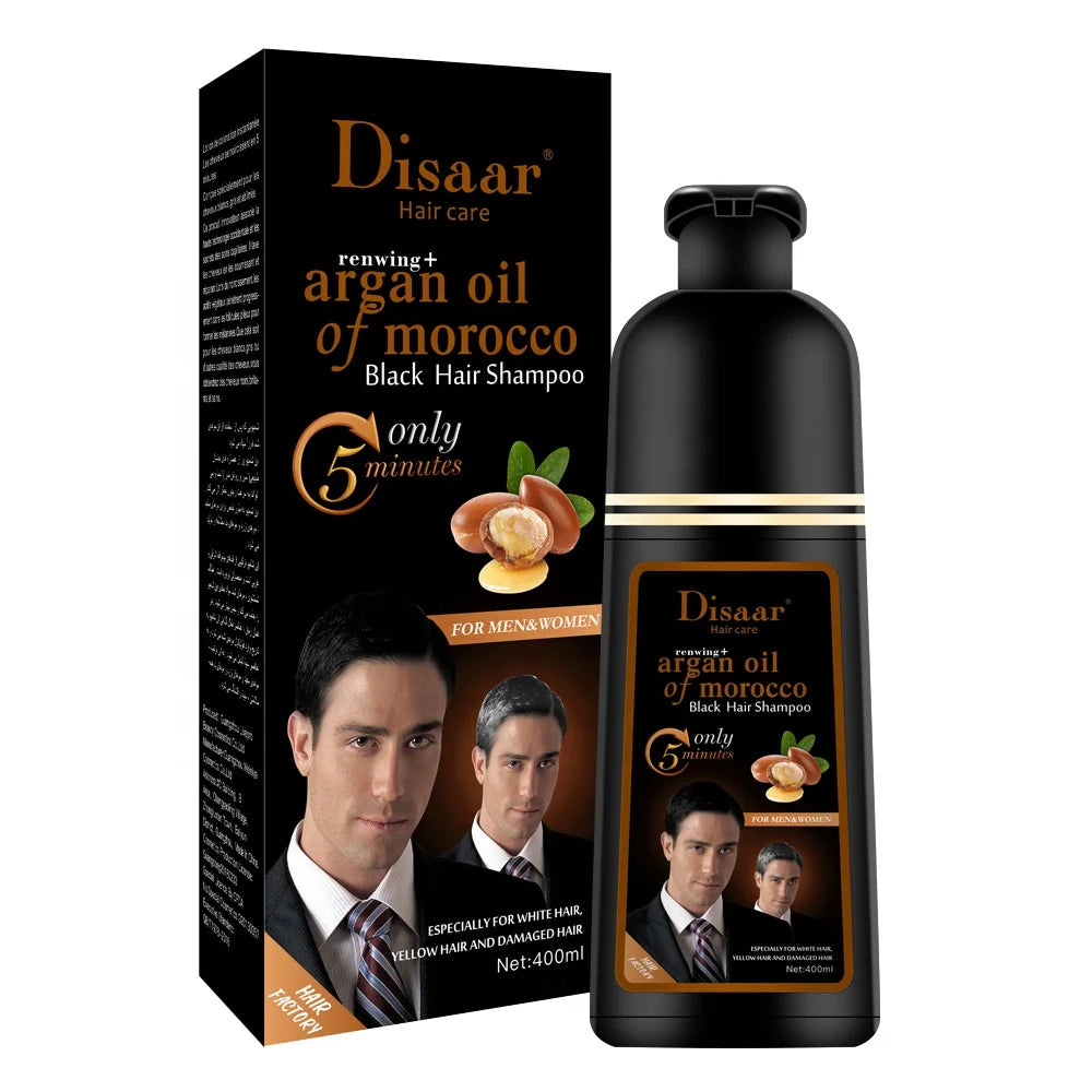 🔥 LIMITED DEAL — Disaar Argan Oil Black Hair Shampoo 400ml | Restores Shine + Stops Breakage + Deeply Nourishes | KSh 3,300