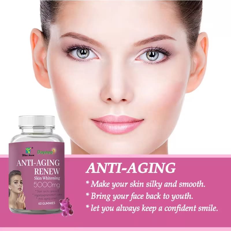 🔥 LIMITED DEAL — DAYNEE Anti-Aging Renew Gummies 60ct | Glutathione + Collagen + Hyaluronic Acid + CoQ10 | KSh 2999