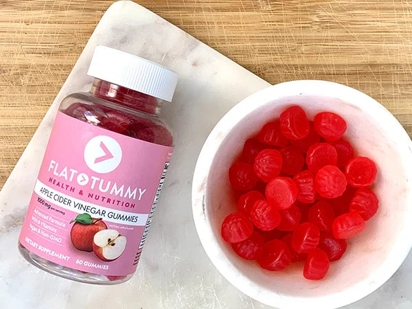 Nature's Cure Flat Tummy Apple Cider Vinegar Gummies | Beat Bloat + Boost Metabolism | Now KSh 2,450