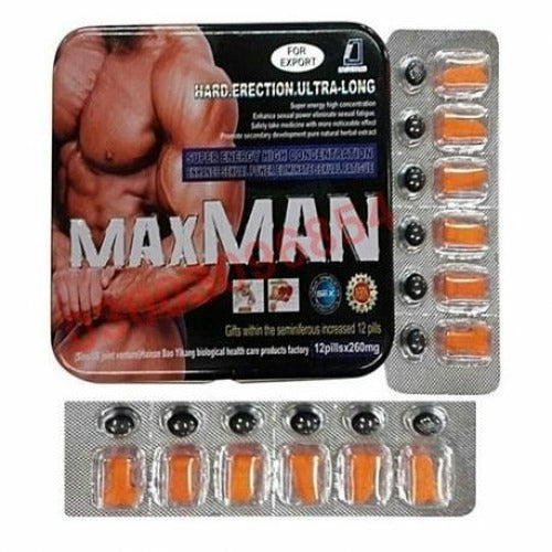 🔥 LIMITED DEAL — Maxman Pills | Boosts Stamina + Enhances Performance + Ginseng & Maca Root | KSh 2,700