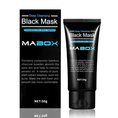 Mabox Acne Pack-Vitamin C Serum, Black Mask And Retinol Cream
