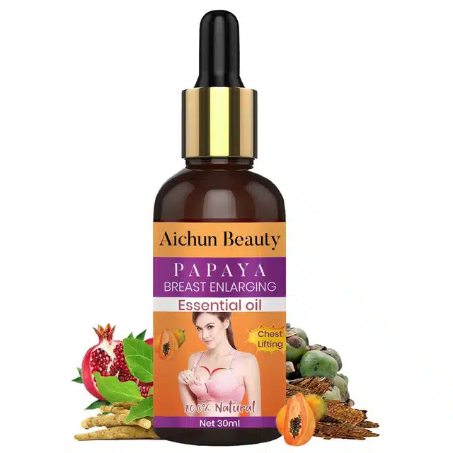 🔥 LIMITED DEAL — Aichun Beauty Papaya Breast Enlarging Essential Oil | Fuller Bust + Firmer Skin + Natural Lift | KSh 2100