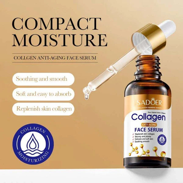 🔥 ORDER 1, WE SEND 2 — SADOER Collagen Serum + Cream Anti-Aging Combo | Firms Skin + Fades Wrinkles + Deep Hydration | KSh 1,800