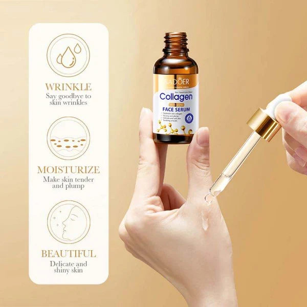 🔥 ORDER 1, WE SEND 2 — SADOER Collagen Serum + Cream Anti-Aging Combo | Firms Skin + Fades Wrinkles + Deep Hydration | KSh 1,800