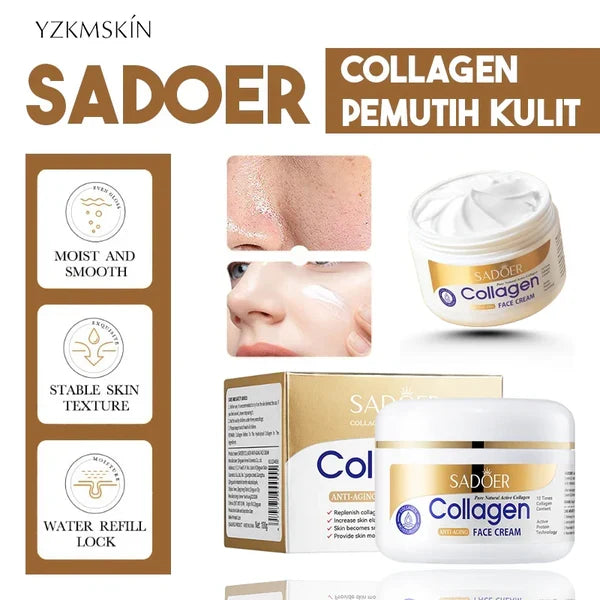 🔥 ORDER 1, WE SEND 2 — SADOER Collagen Serum + Cream Anti-Aging Combo | Firms Skin + Fades Wrinkles + Deep Hydration | KSh 1,800
