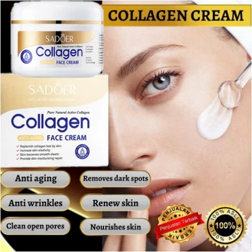 🔥 ORDER 1, WE SEND 2 — SADOER Collagen Serum + Cream Anti-Aging Combo | Firms Skin + Fades Wrinkles + Deep Hydration | KSh 1,800