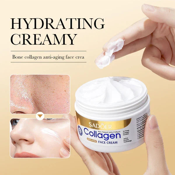 🔥 ORDER 1, WE SEND 2 — SADOER Collagen Serum + Cream Anti-Aging Combo | Firms Skin + Fades Wrinkles + Deep Hydration | KSh 1,800